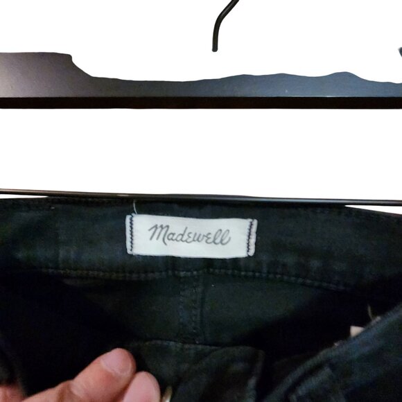 Madewell Womens 9" High-Rise Skinny Jeans Size 25 Black Denim - Picture 4 of 4